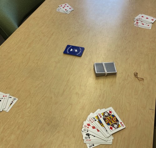 Want to play cards? Pinochle? Hand and Foot? Rummy, A friendly game of Poker??